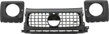 Front Grille with Headlights Covers suitable