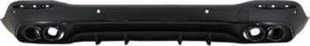 Rear Diffuser with Black Exhaust Muffler
