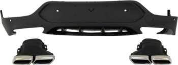 Rear Diffuser with Exhaust Muffler Tips