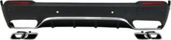 Rear Diffuser with Exhaust Muffler Tips