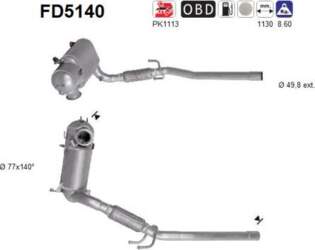 AS FD5140 - Nosēdumu / Daļiņu