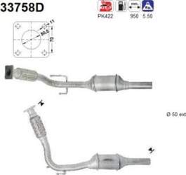 AS 33758D - Katalizators