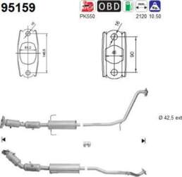 AS 95159 - Katalizators