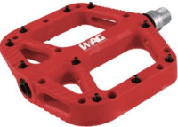 Pedāļi WAG FLAT Cr-Mo - red
