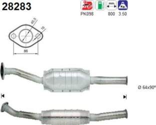 AS 28283 - Katalizators