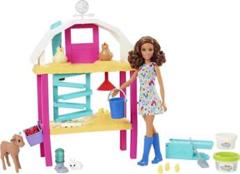 Barbie Hatch & Gather Egg Farm