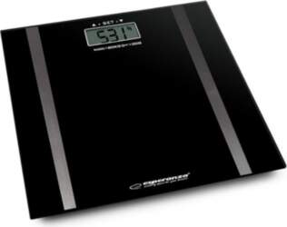 Esperanza EBS018K personal scale Rectangle Black