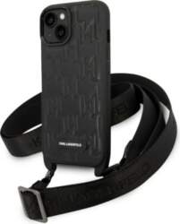 Karl Lagerfeld Monogram Plaque Logo Strap