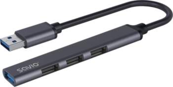 SAVIO Hub AK-70 USB-A - 3