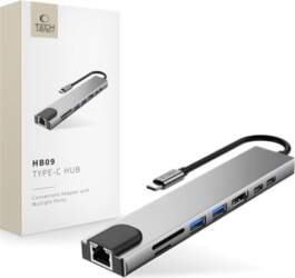 Tech-Protect HB09 USB hub 8in1 TYPE-C