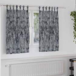 Aizkars ar aizkariem 2 pcs sudrabaini