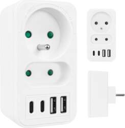 Current socket x2 + 4xUSB Maclean