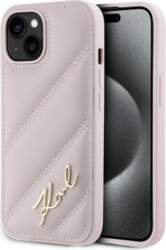 Karl Lagerfeld Diagonal Quilted Script case