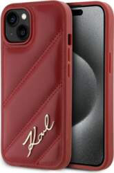 Karl Lagerfeld Diagonal Quilted Script case