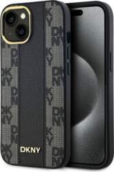 DKNY Leather Checkered Mono Pattern MagSafe