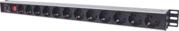Intellinet Vertical Rackmount 12-Output Power Distribution