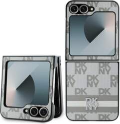 DKNY Checkered Pattern Printed Stripes Case
