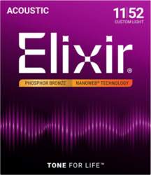 Elixir Strings 16027 Phosphor Bronze Custom