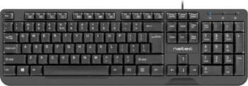 NATEC KEYBOARD TROUT SLIM USB, US