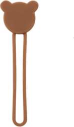 Silicone cable reel - brown