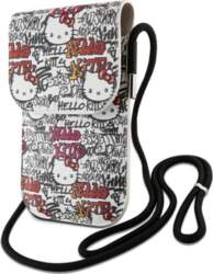 Hello Kitty Leather Tags Graffiti Cord