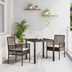 Dārza krēsls 2 pcs brūna 53