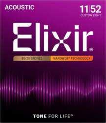 Elixir Strings 11027 Custom Light NW