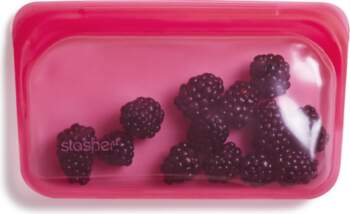Silikona maisiņš "Stasher", S (raspberry)