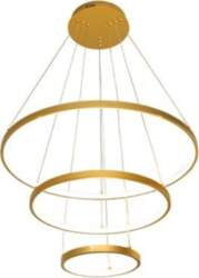 Coma  LED  lustra 20/40/60cm  77W , zelta
