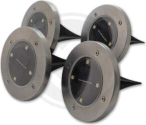 Dārza LED saules lampas 4xSMD , 4gab