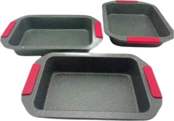 Platinum Cookware  PL-CS1003S: 3 daļu  cepšanas
