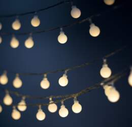 String  Light  Solar  LED  FROSTED  BALLS