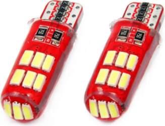 T10 (W5W)  led  auto  spuldzes  silikonā