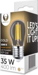 E27  4w  led  filament  spuldze  gold