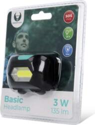 LED galvas lukturis Basic COB 3W