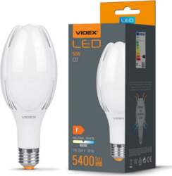 VIDEX LED spuldze E27 50W, 5400LM