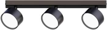 3xGX53  LED  Capris  griestu  lampa, melna