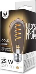 E27 4w ST64 led filament spuldze