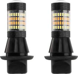 Led spuldze ar DRL un pagrieziena