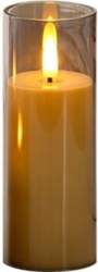LED  svece  8x18cm , 2000K , 3xAA , liesma
