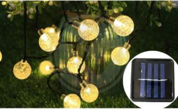 LED virtene uz saules enerģijas 20