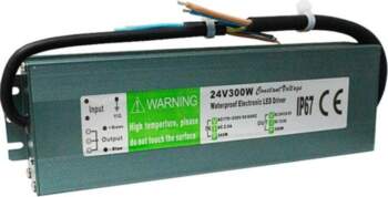 LED barošanas bloks IP67 , 24V , 300W