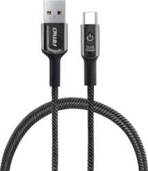Vads USB-USB C-TYPE 1 metrs melns