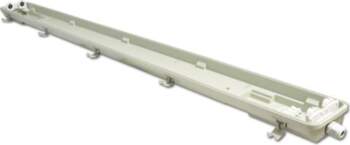 Korpuss  T8  LED  spuldzēm  2x1200mm  caurspīdīgs