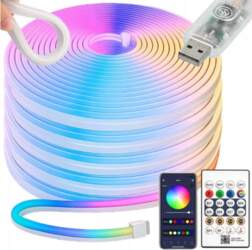 NEON  LED  LENTA  5M , RGB  AR