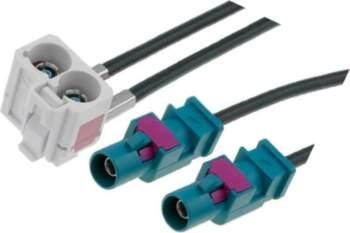4CARMEDIA Cable; 0.25m; Fakra double