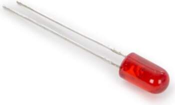 5mm standard LED lamp red diffused