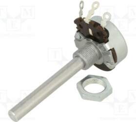AB ELEKTRONIK Potentiometer: shaft; 250Ω; single