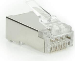 ACT RJ45 PASS-THROUGH PLUG C6A SH