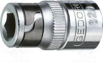 Adapter bit; hexagonal; HEX 1/4"; square